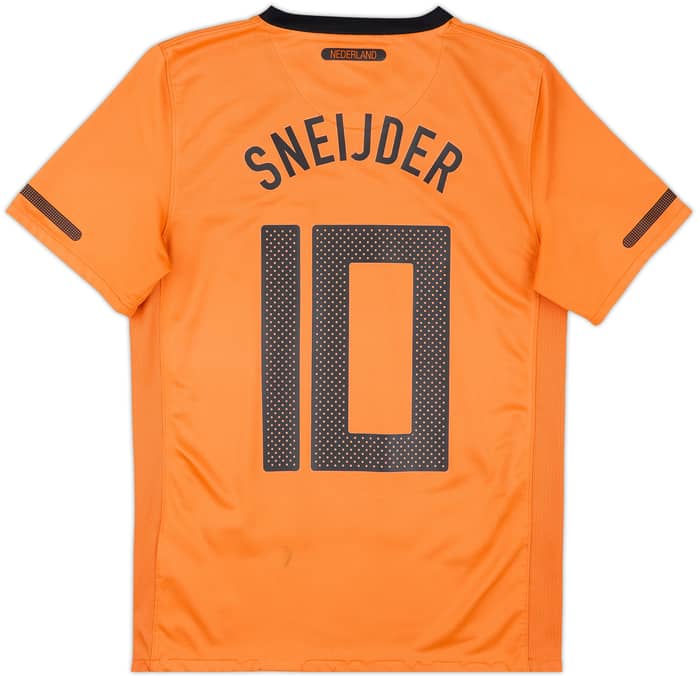 2010-11 Netherlands Home Shirt Sneijder #10 - 5/10 - (S)