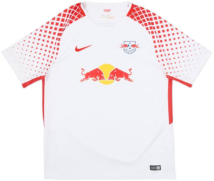 2017-18 RB Leipzig Home Shirt Werner #11 - 7/10 - (L)