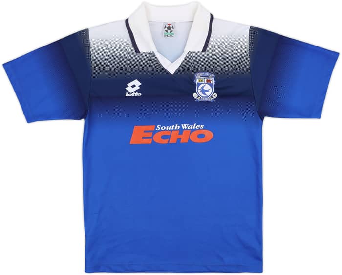 1996-97 Cardiff City Home Shirt - 8/10 - (S)
