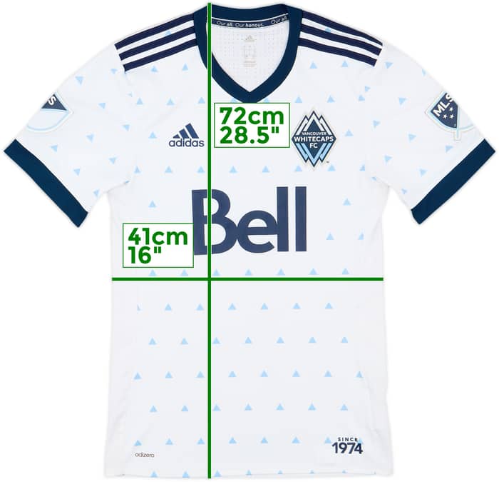2017 Vancouver Whitecaps Authentic Home Shirt - 8/10 - (S)