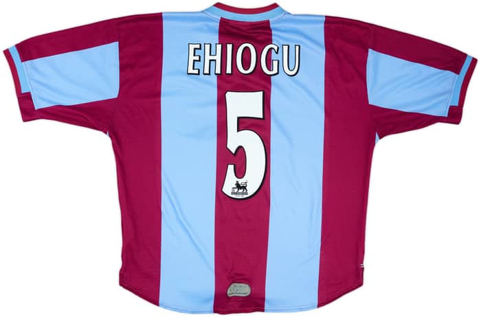 1999-00 Aston Villa Home Shirt Ehiogu #5 - 8/10 - (L)