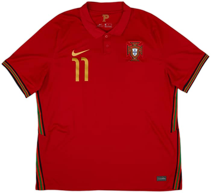2020-21 Portugal Home Shirt B.Fernandes #11 - 10/10 - (XL)