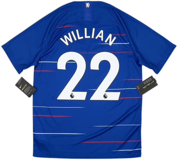 2018-19 Chelsea Home Shirt Willian #22 (M)