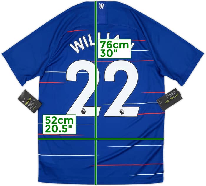 2018-19 Chelsea Home Shirt Willian #22 (M)