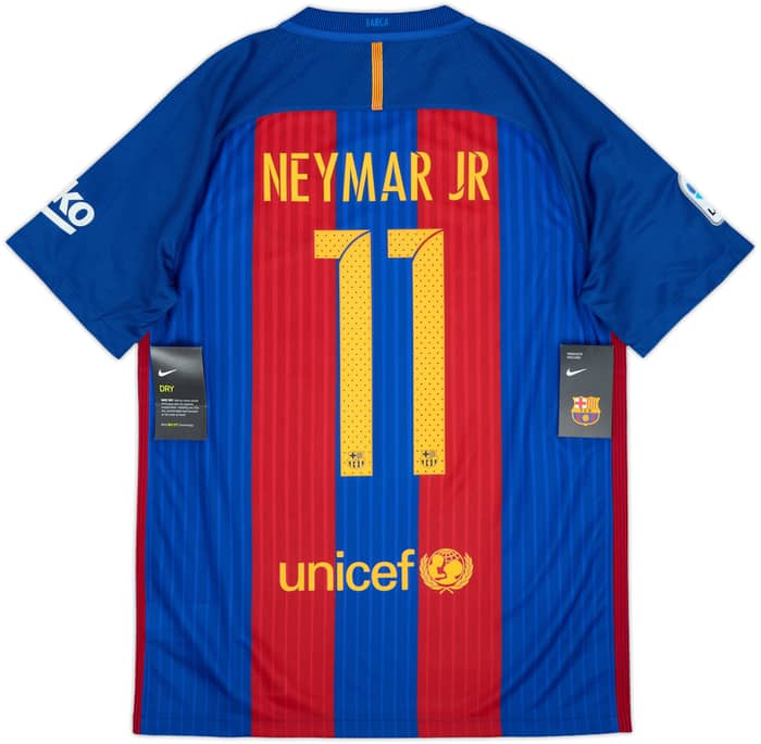 2016-17 Barcelona Home Shirt Neymar Jr #11 (M)