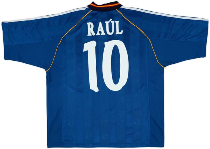 1999-00 Spain Away Shirt Raul #10 - 10/10 - (XL)