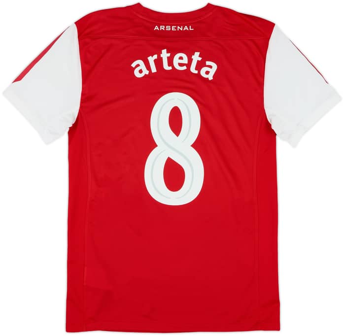 2011-12 Arsenal Home Shirt Arteta #8 - 10/10 - (S)