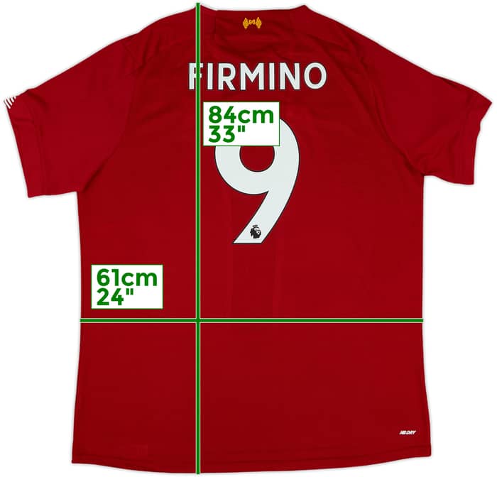 2019-20 Liverpool Home Shirt Firmino #9 - 10/10 - (3XL)