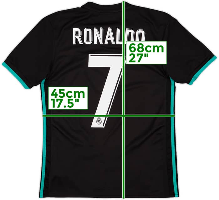 2017-18 Real Madrid Away Shirt Ronaldo #7 - 9/10 - (S)
