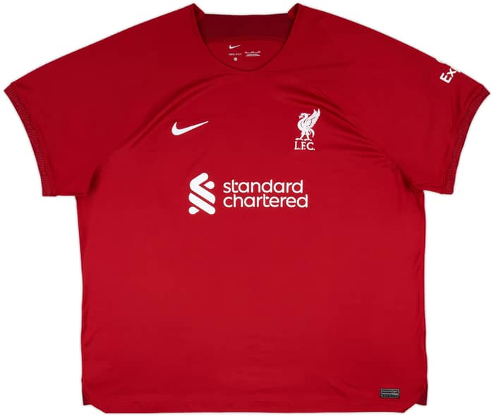 2022-23 Liverpool Home Shirt Virgil #4 - 9/10 - (3XL)
