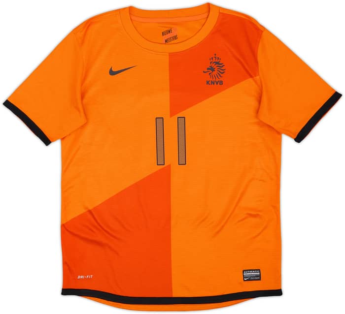 2012-13 Netherlands Home Shirt Robben #11 - 7/10 - (XL.Boys)