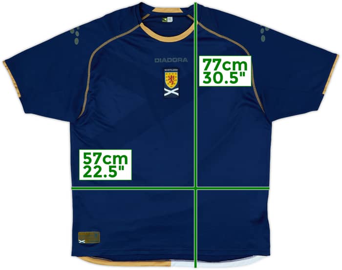 2007-08 Scotland Home Shirt - 6/10 - (XL)