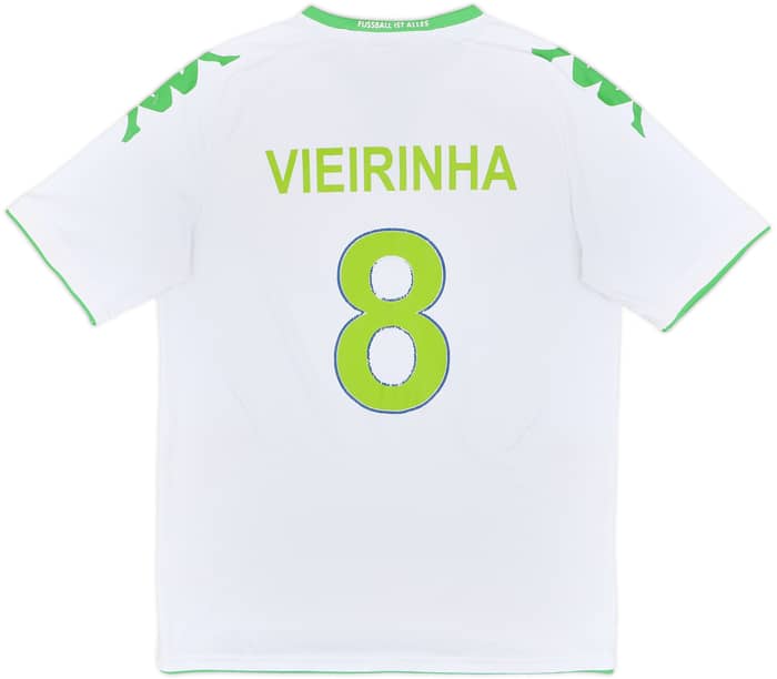 2015-16 Wolfsburg Home Shirt Vierinha #8 - 5/10 - (M)