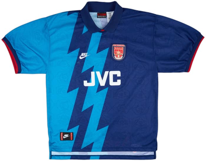 1995-96 Arsenal Away Shirt Wright #8 - 8/10 - (XL)