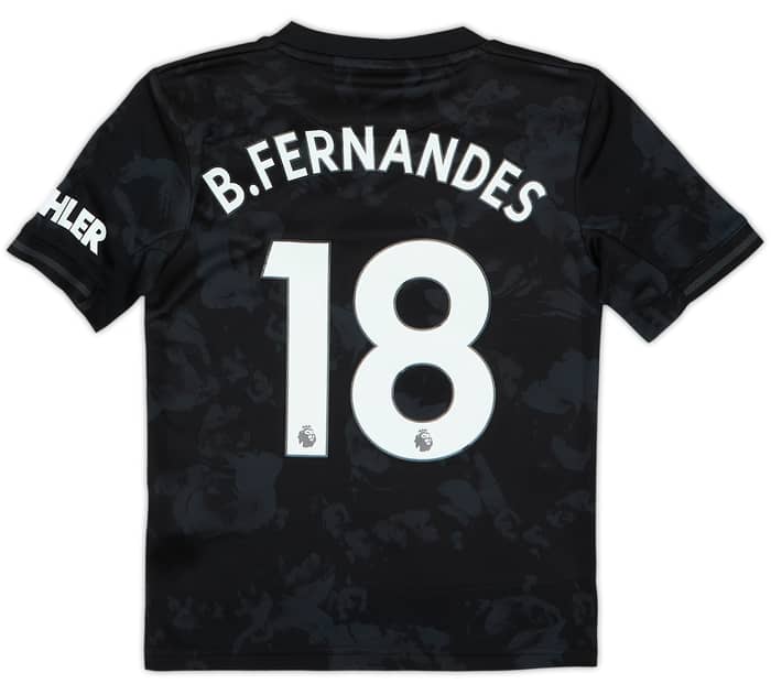 2019-20 Manchester United Third Shirt B.Fernandes #18 - 10/10 - (7-8 Years)