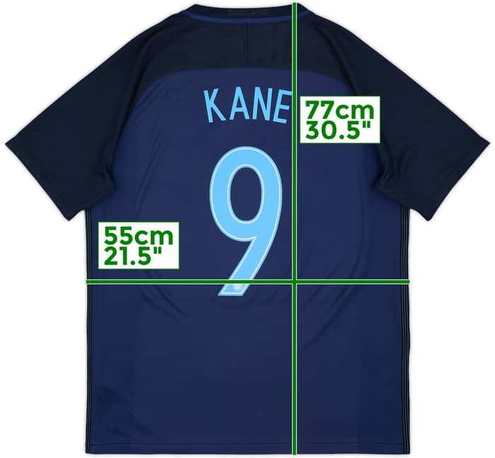 2017 England Away Shirt Kane #9 - 8/10 - (L)