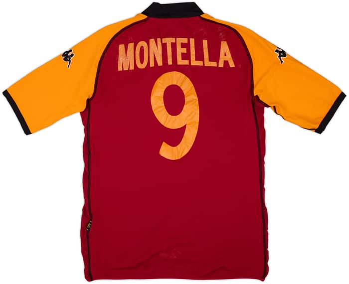 2002-03 Roma CL Home Shirt Montella #9 - 5/10 - (XXL)