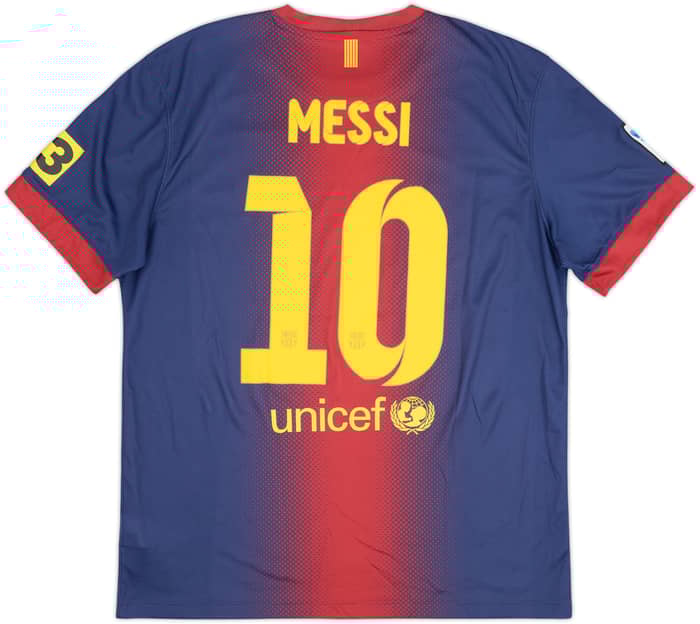2012-13 Barcelona Camiseta Local Messi #10 - 8/10 - (L)