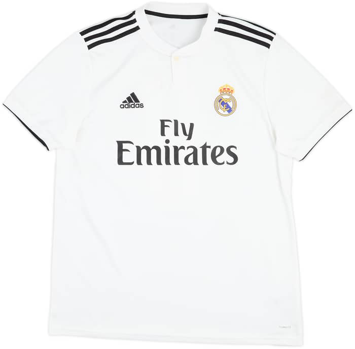 2018-19 Real Madrid Home Shirt Bale #11 - 7/10 - (L)