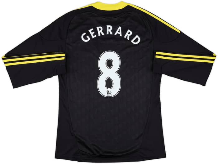 2010-11 Liverpool Third L/S Shirt Gerrard #8 - 10/10 - (M)