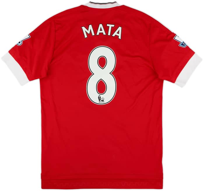 2015-16 Manchester United Home Shirt Mata #8 - 8/10 - (S)