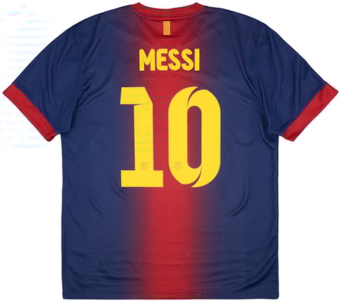 2012-13 Barcelona Player Issue Home Shirt Messi #10 - 6/10 - (L)