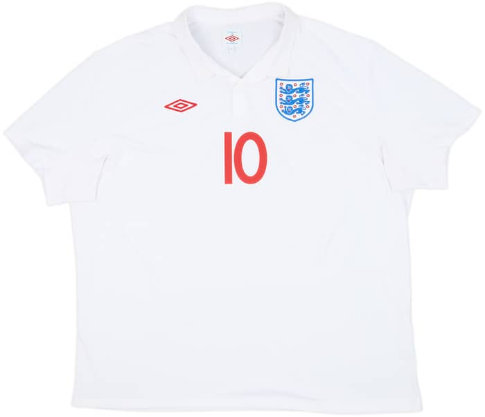 2009-10 England Home Shirt Rooney #10 - 10/10 - (3XL)