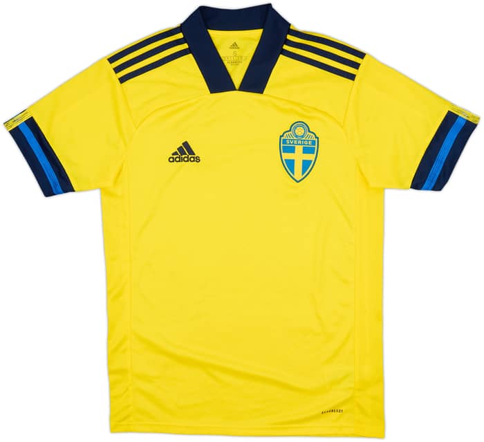 2020-21 Sweden Home Shirt - 10/10 - (S)