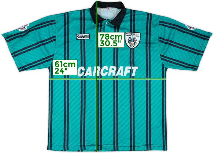 1995-96 Rochdale Match Issue Away Shirt #9