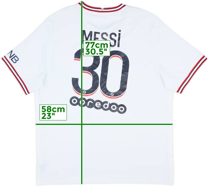 2021-22 Paris Saint-Germain Fourth Shirt Messi #30 - 6/10 - (XL)