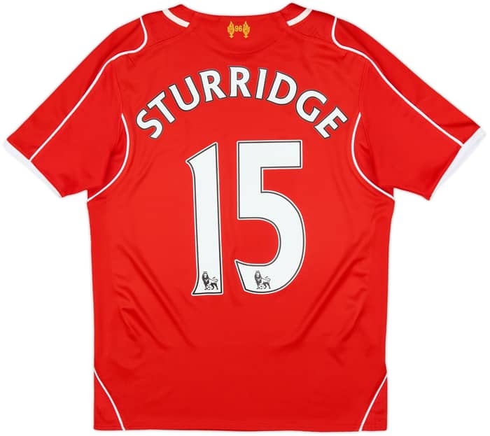 2014-15 Liverpool Home Shirt Sturridge #15 - 9/10 - (L.Boys)