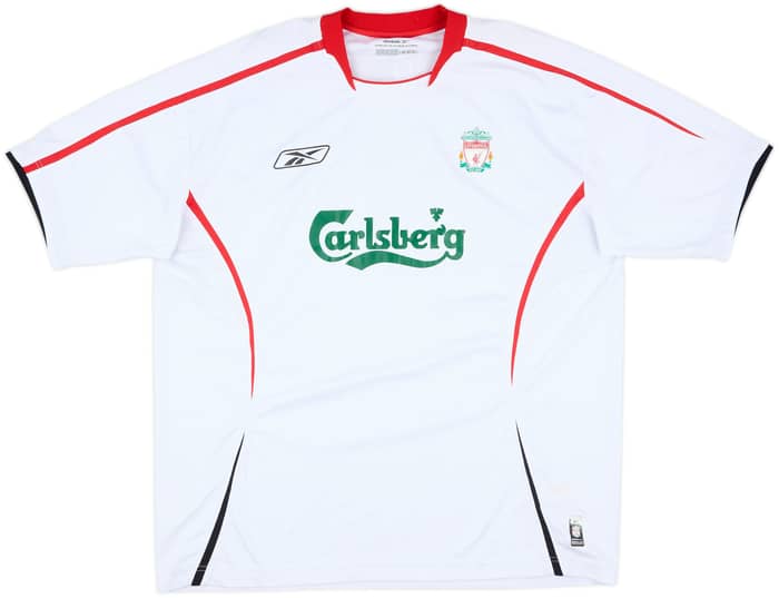 2005-06 Liverpool Away Shirt Gerrard #8 - 8/10 - (XL)