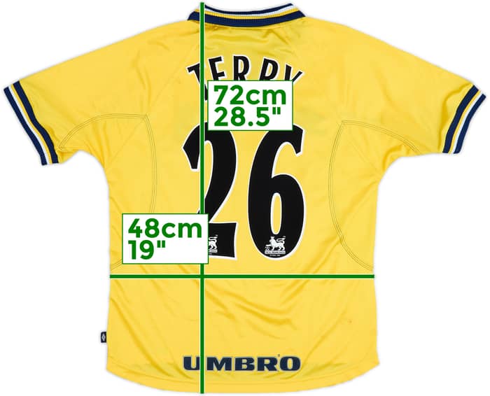 1998-00 Chelsea Third Shirt Terry #26 - 6/10 - (Y)