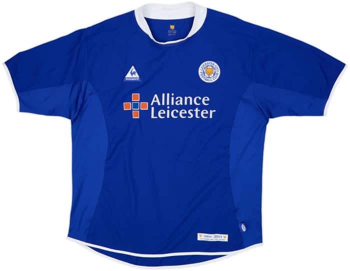 2003-04 Leicester Home Shirt Izzet #6 - 8/10 - (L)