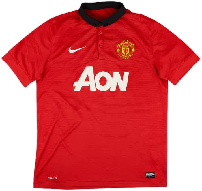 2013-14 Manchester United Home Shirt Rooney #10 - 6/10 - (L)