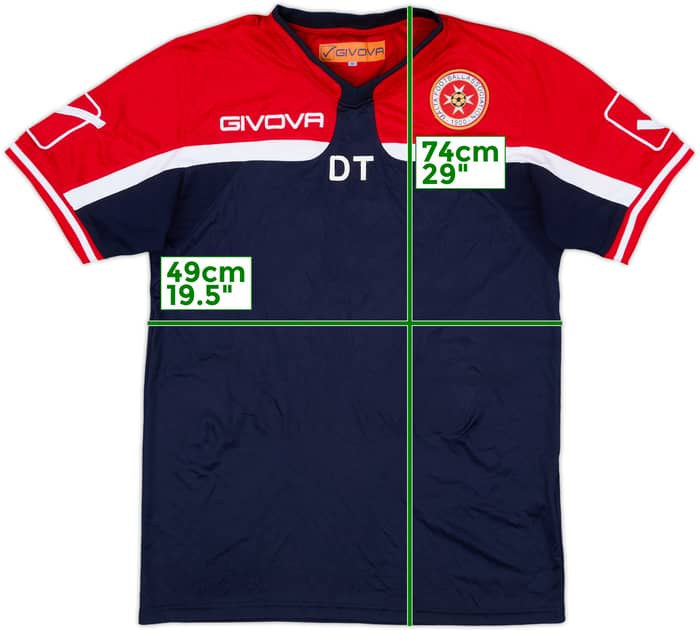 2010-12 Malta Staff Issue Givova Training Shirt DT - 8/10 - (M)
