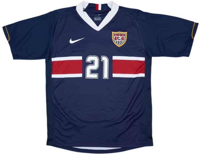 2006-07 USA Away Shirt Donovan #21 - 9/10 - (XL.Boys)