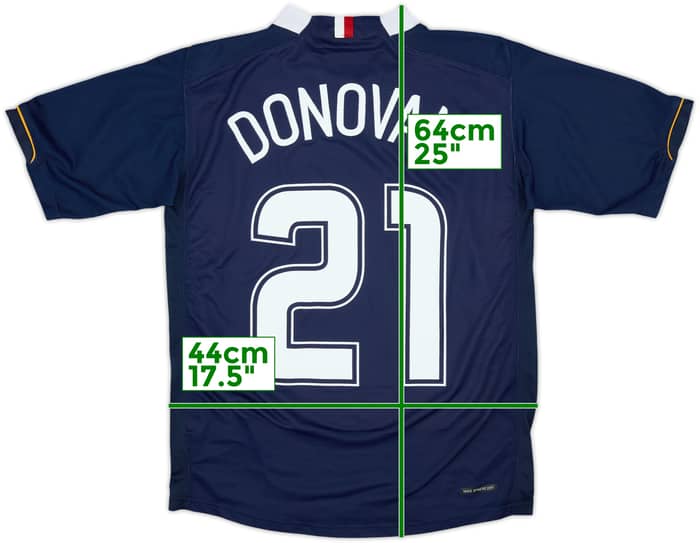 2006-07 USA Away Shirt Donovan #21 - 9/10 - (XL.Boys)