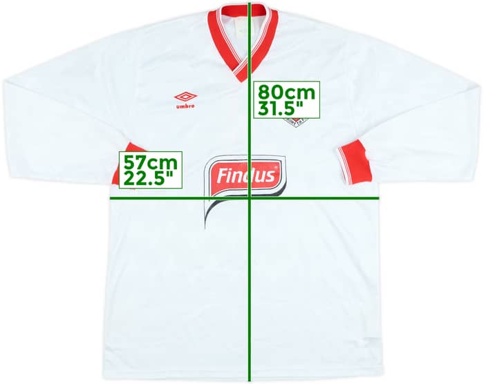 1992-94 Valletta Match Issue Home L/S Shirt #3