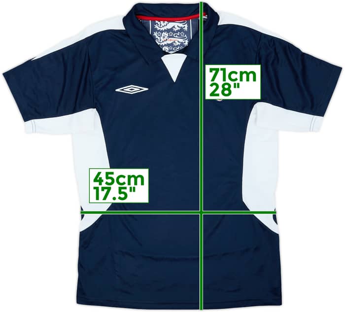 2005-07 England Umbro Training Shirt - 7/10 - (M)
