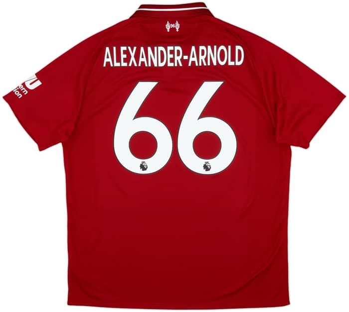 2018-19 Liverpool Home Shirt Alexander-Arnold #66 - 10/10 - (L)