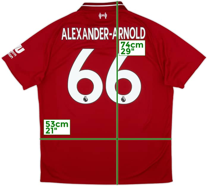 2018-19 Liverpool Home Shirt Alexander-Arnold #66 - 10/10 - (L)