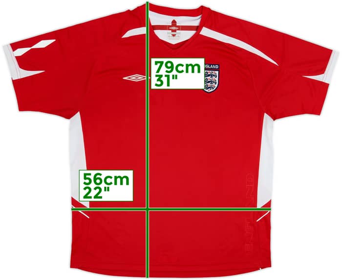 2008-09 England Umbro Training Shirt - 8/10 - (XL)