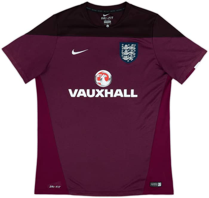 2014-16 England Nike Training Shirt - 9/10 - (L)