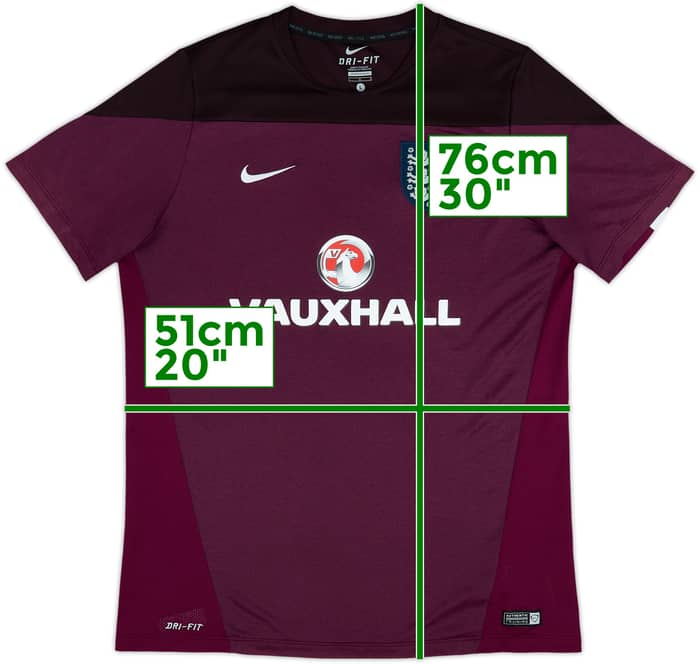 2014-16 England Nike Training Shirt - 9/10 - (L)