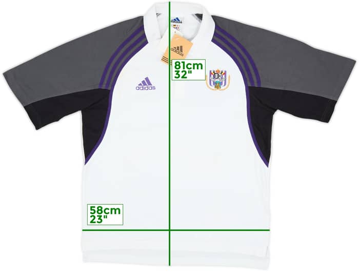 2001-02 Anderlecht adidas Polo Shirt (L)