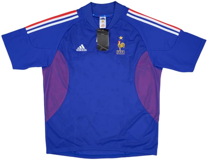 2002-04 France 'Signed' Home Shirt (XL)