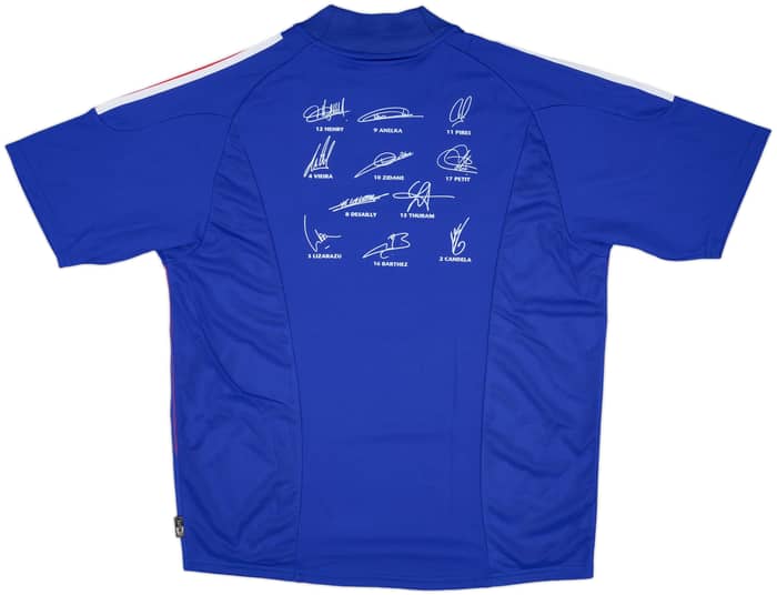 2002-04 France 'Signed' Home Shirt (XL)