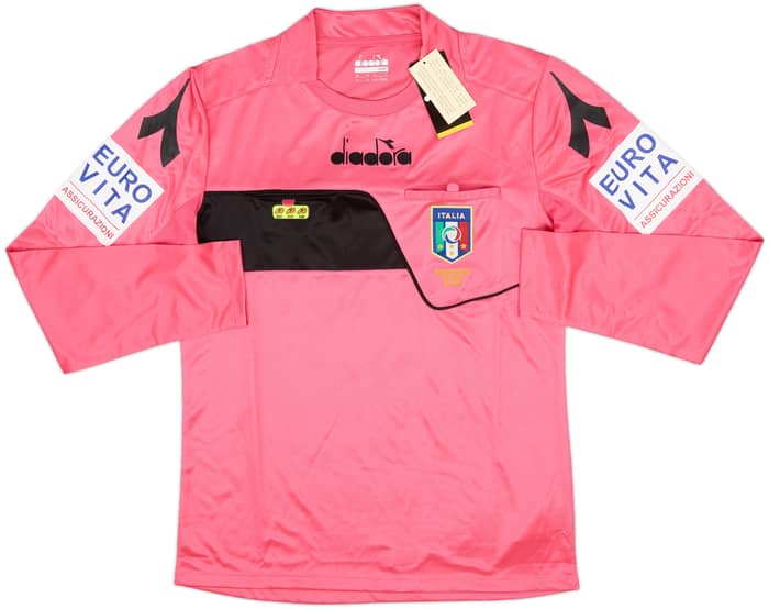 2017-18 Italy Diadora Referee L/S Shirt (S)