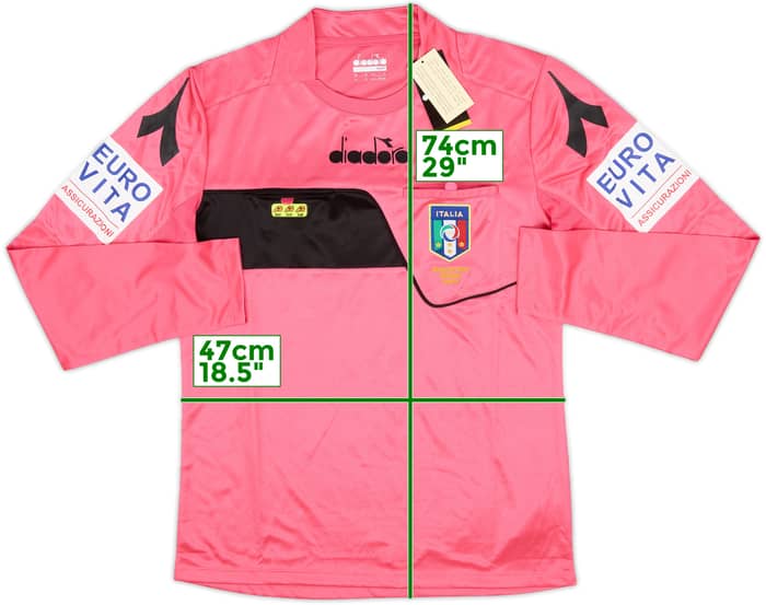 2017-18 Italy Diadora Referee L/S Shirt (S)